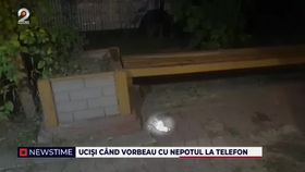 Uciși când vorbeau cu nepotul la telefon